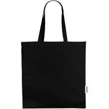 Load image into Gallery viewer, Odessa 220 g/m² GRS recycled tote bag 13L — Black (front)
