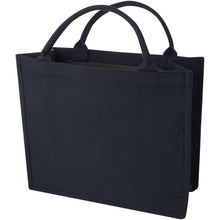 Load image into Gallery viewer, Trace 500 g/m² Aware™ recycled book tote bag — Navy