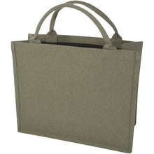 Load image into Gallery viewer, Trace 500 g/m² Aware™ recycled book tote bag — Green