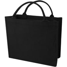 Load image into Gallery viewer, Trace 500 g/m² Aware™ recycled book tote bag — Black