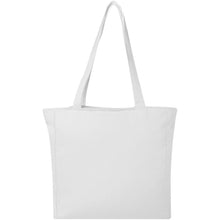 Load image into Gallery viewer, Trace Weekender 500 g/m² Aware™ recycled tote bag — White (back)
