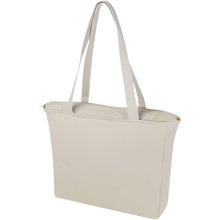 Load image into Gallery viewer, Trace Weekender 500 g/m² Aware™ recycled tote bag — Oatmeal