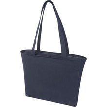Load image into Gallery viewer, Trace Weekender 500 g/m² Aware™ recycled tote bag — Navy