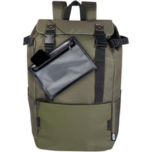 Load image into Gallery viewer, Roam GRS recycled modular backpack — Green (detail 2)