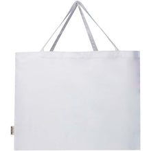 Load image into Gallery viewer, Odessa 220 g/m² GRS recycled cotton tote bag 40L — White (back)