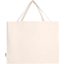 Load image into Gallery viewer, Odessa 220 g/m² GRS recycled cotton tote bag 40L — Natural (back)
