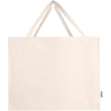 Load image into Gallery viewer, Odessa 220 g/m² GRS recycled cotton tote bag 40L — Natural (front)