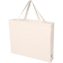 Load image into Gallery viewer, Odessa 220 g/m² GRS recycled cotton tote bag 40L — Natural