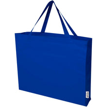 Load image into Gallery viewer, Odessa 220 g/m² GRS recycled cotton tote bag 40L — Royal blue