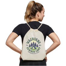 Load image into Gallery viewer, Oregon 140 g/m² GRS recycled cotton drawstring bag — lifestyle