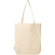 Load image into Gallery viewer, Florida 270 g/m² GRS recycled tote bag 10L — Natural (back)