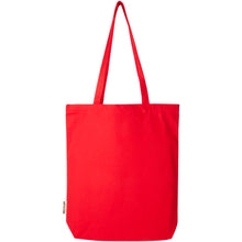 Load image into Gallery viewer, Florida 270 g/m² GRS recycled tote bag 10L — Red (back)