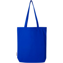 Load image into Gallery viewer, Florida 270 g/m² GRS recycled tote bag 10L — Royal blue (back)