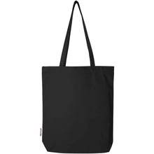 Load image into Gallery viewer, Florida 270 g/m² GRS recycled tote bag 10L — Black (back)