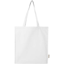 Load image into Gallery viewer, Florida 270 g/m² GRS recycled gusset tote bag 14L — White (front)