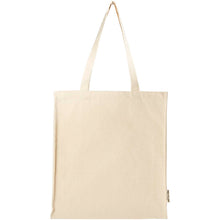 Load image into Gallery viewer, Florida 270 g/m² GRS recycled gusset tote bag 14L — Natural (front)