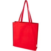 Load image into Gallery viewer, Florida 270 g/m² GRS recycled gusset tote bag 14L — Red