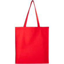 Load image into Gallery viewer, Florida 270 g/m² GRS recycled gusset tote bag 14L — Red (back)