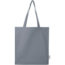 Load image into Gallery viewer, Florida 270 g/m² GRS recycled gusset tote bag 14L — Grey (front)