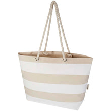 Load image into Gallery viewer, Florida 270 g/m² GRS recycled beach tote bag 18L — Natural / White