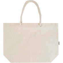 Load image into Gallery viewer, Florida 270 g/m² GRS recycled beach tote bag 18L — Natural / Natural (front)