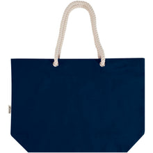 Load image into Gallery viewer, Florida 270 g/m² GRS recycled beach tote bag 18L — Navy (back)