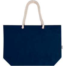 Load image into Gallery viewer, Florida 270 g/m² GRS recycled beach tote bag 18L — Navy (front)