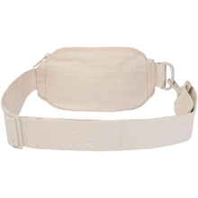 Load image into Gallery viewer, Trace 500 g/m² Aware™ recycled crossbody bag — Oatmeal (back)