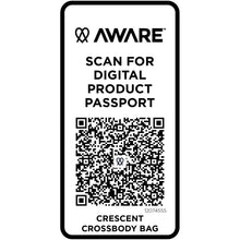 Load image into Gallery viewer, Trace 500 g/m² Aware™ recycled crossbody bag — Navy (detail)