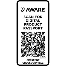 Load image into Gallery viewer, Trace 500 g/m² Aware™ recycled crossbody bag — Green (detail)
