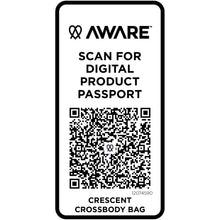 Load image into Gallery viewer, Trace 500 g/m² Aware™ recycled crossbody bag — Black (detail)