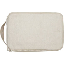 Load image into Gallery viewer, Trace 500 g/m² Aware™ recycled toiletry organiser — Oatmeal (front)
