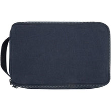 Load image into Gallery viewer, Trace 500 g/m² Aware™ recycled toiletry organiser — Navy (front)