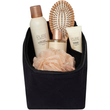 Load image into Gallery viewer, Trace 500 g/m² Aware™ recycled toiletry organiser — Black (detail)