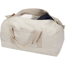 Load image into Gallery viewer, Trace 500 g/m² Aware™ recycled duffel bag 50L — Oatmeal (detail)