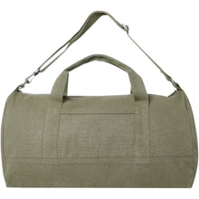 Load image into Gallery viewer, Trace 500 g/m² Aware™ recycled duffel bag 50L — Green (front)