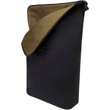 Load image into Gallery viewer, Turner 15.6" GRS recycled roll-top laptop backpack 12L — Black (detail)