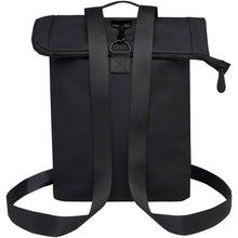 Load image into Gallery viewer, Turner 15.6" GRS recycled roll-top laptop backpack 12L — Black (front)