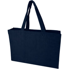 Load image into Gallery viewer, Siam GRS recycled terry beach tote bag 13L — Navy