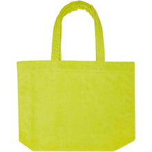 Load image into Gallery viewer, Siam GRS recycled terry beach tote bag 13L — Lime (front)