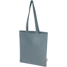 Load image into Gallery viewer, Madras Blend 140 g/m² GRS recycled cotton tote bag 7L — Grey