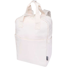 Load image into Gallery viewer, Trip 14” Aware™ recycled travel laptop backpack 9L — Off white