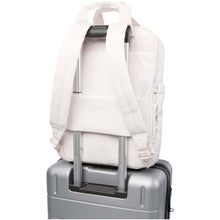 Load image into Gallery viewer, Trip 14” Aware™ recycled travel laptop backpack 9L — Off white (detail)