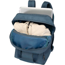 Load image into Gallery viewer, Trip 14” Aware™ recycled travel laptop backpack 9L — Hale Blue (detail 2)
