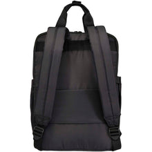 Load image into Gallery viewer, Trip 14” Aware™ recycled travel laptop backpack 9L — Black (back)