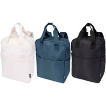 Load image into Gallery viewer, Trip 14” Aware™ recycled travel laptop backpack 9L — group