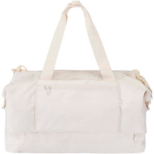 Load image into Gallery viewer, Trip Aware™ recycled travel duffel bag 42L — Off white (front)