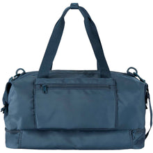 Load image into Gallery viewer, Trip Aware™ recycled travel duffel bag 42L — Hale Blue (front)