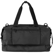 Load image into Gallery viewer, Trip Aware™ recycled travel duffel bag 42L — Black (front)