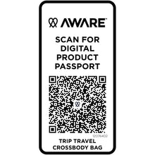 Load image into Gallery viewer, Trip Aware™ recycled travel crossbody bag 1L — Off white (detail 2)
